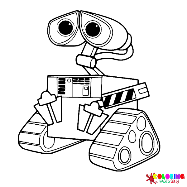 Wall-E Coloring Pages