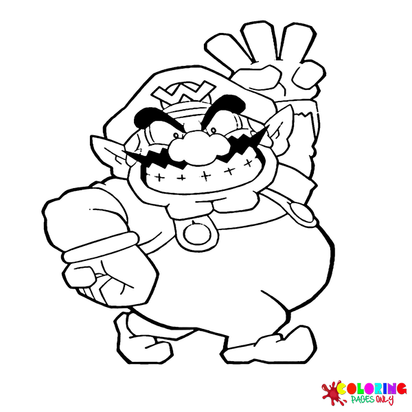 Wario Coloring Pages