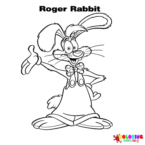 30+ Who Framed Roger Rabbit Coloring Pages Free Printable PDF, JPG