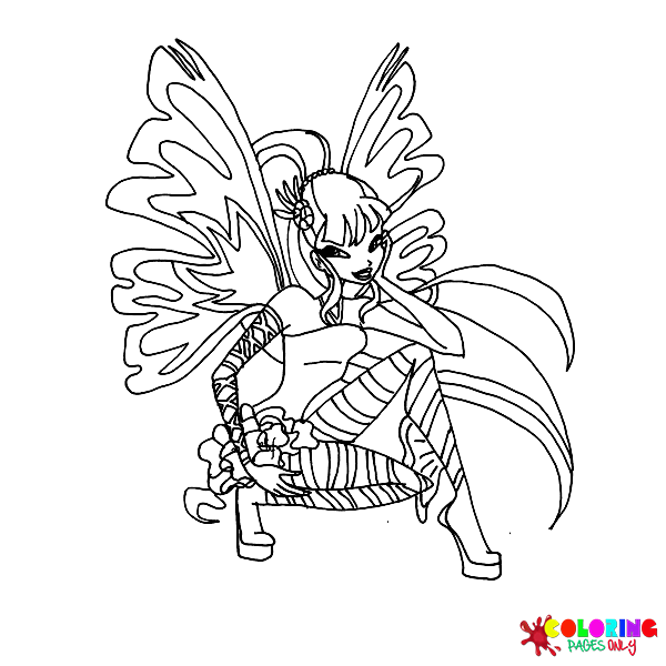 Winx Club Musa Coloring Pages