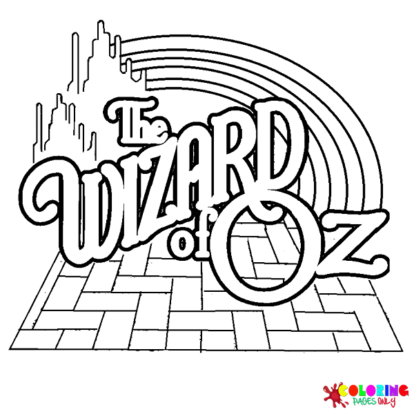 Wizard of Oz Coloring Pages - Free Printable PDF, JPG, PNG & Online