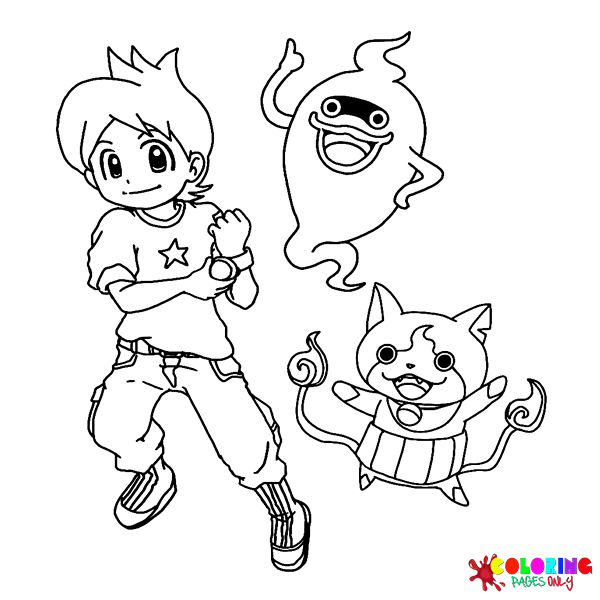 Yo Kai Watch Coloring Pages