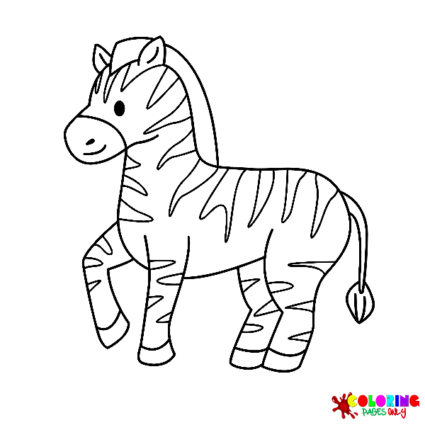 69 Zebra Coloring Pages - ColoringPagesOnly.com