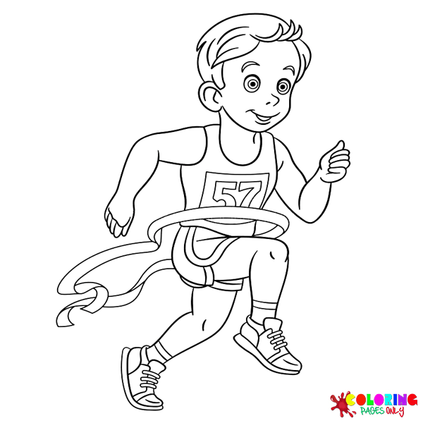 Athletics Coloring Pages