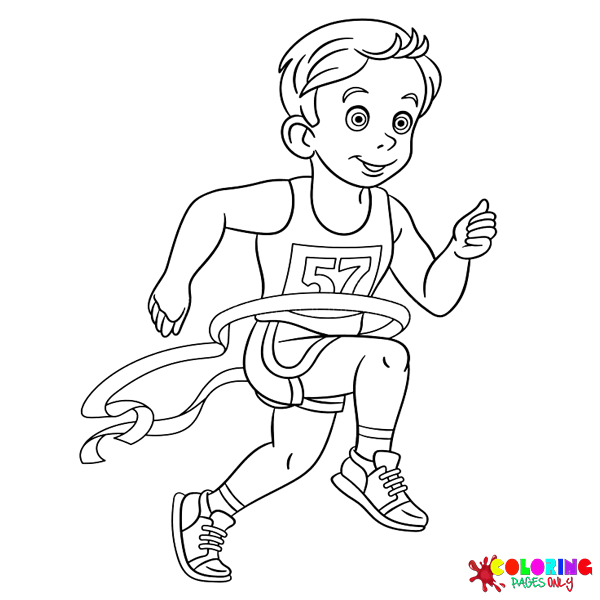 Printable Realistic Gymnastic Coloring Pages