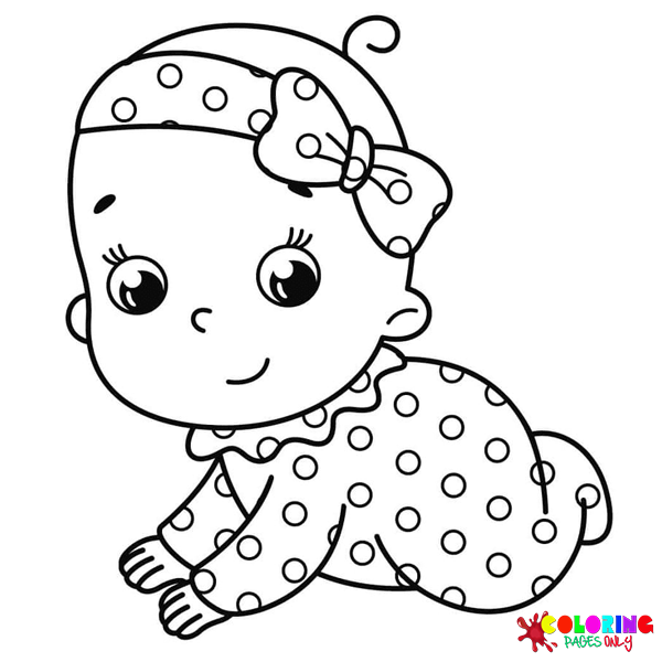 50 Baby Coloring Pages Free Printable PDF Online Coloring