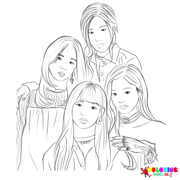 BlackPink Coloring Pages