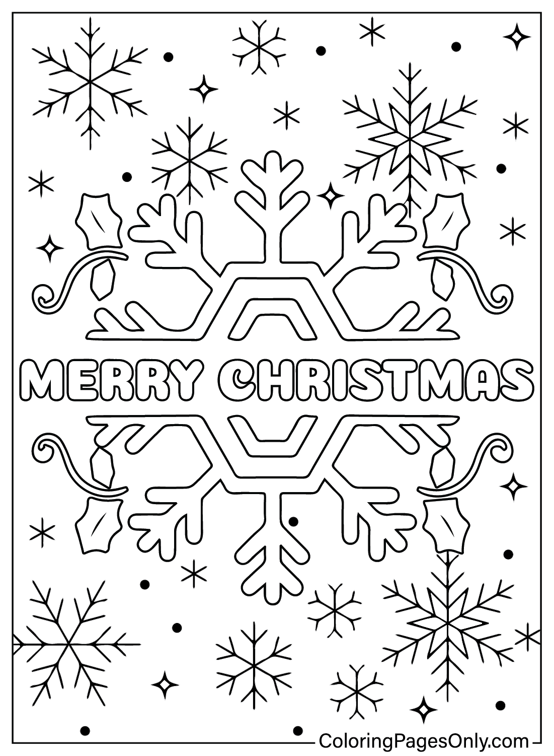 coloring Pages Snowflakes from Snowflake