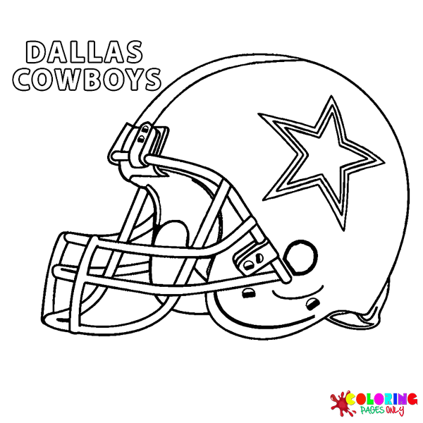 Disegni da colorare dei Dallas Cowboys