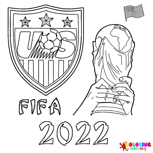 Раскраски Чемпионат мира по футболу FIFA 2022