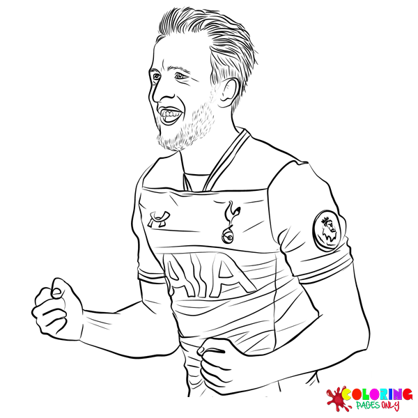 Disegni da colorare di Harry Kane