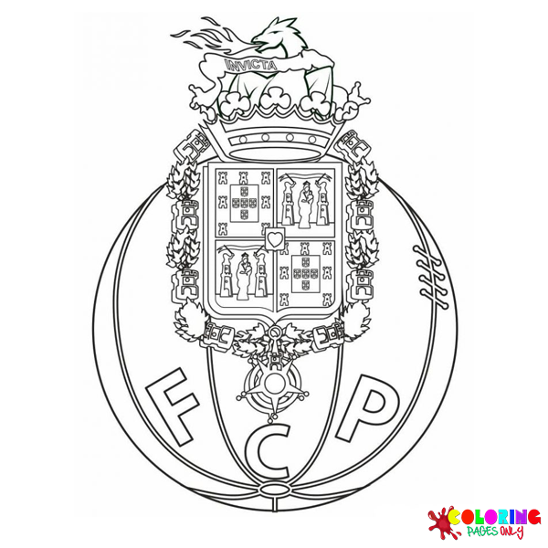 Раскраски логотипы сборной Португалии Primeira Liga