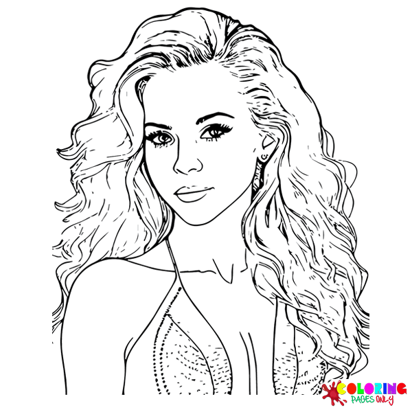 Páginas para colorir de Shakira