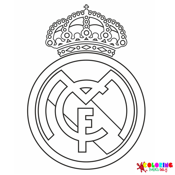 Dibujos de logos de equipos de la liga española para colorear