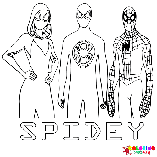Coloriages Spidey