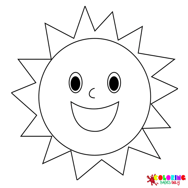 Sun Coloring Pages