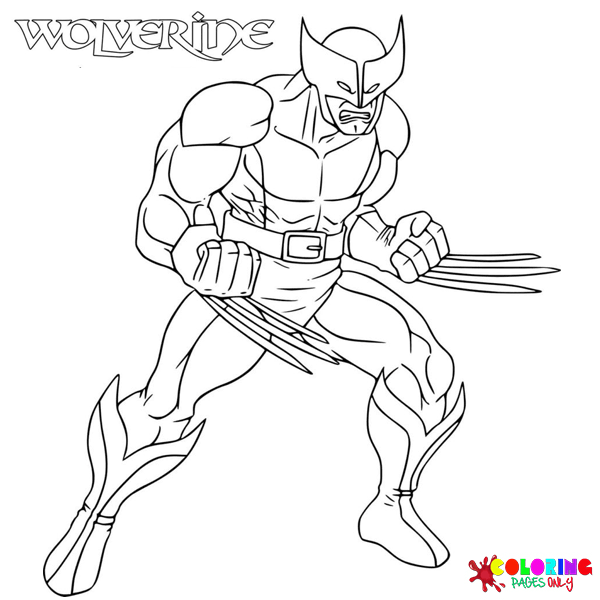 Wolverine Kleurplaten