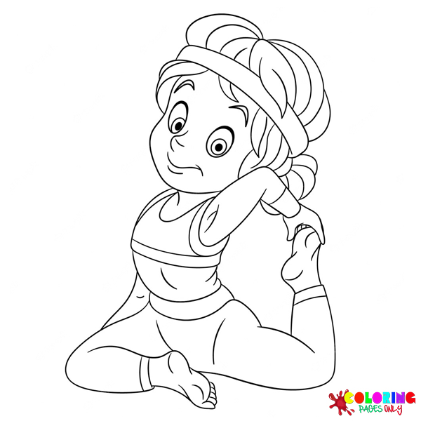 Yoga Coloring Pages