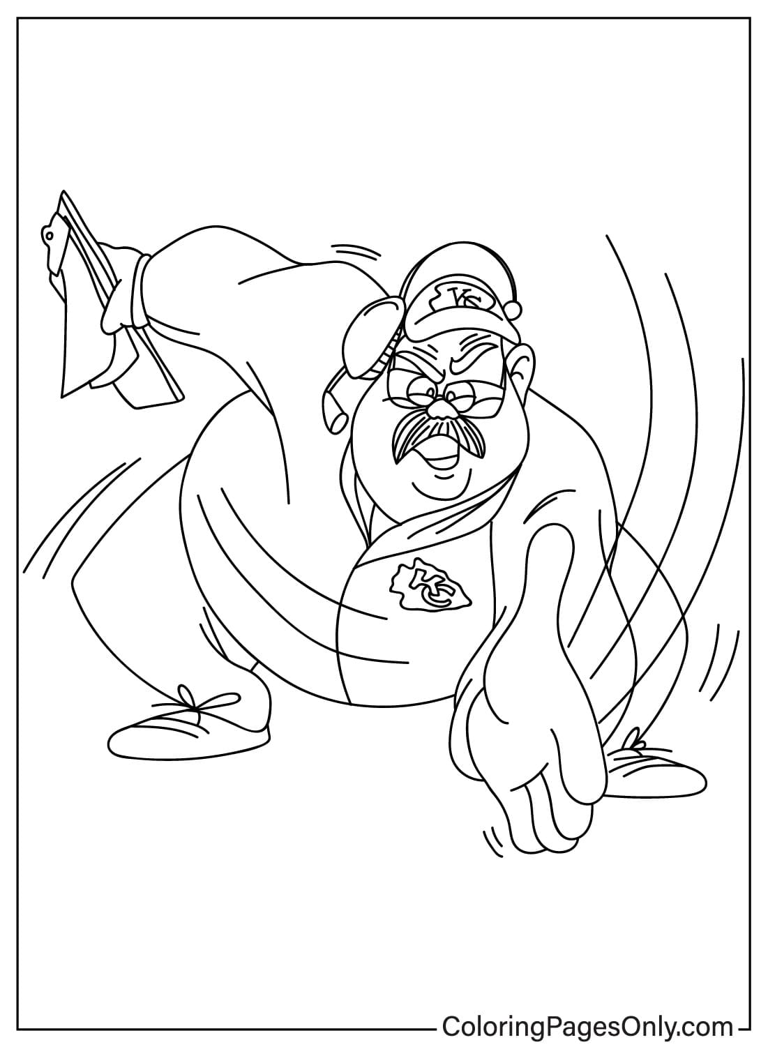 Andy Reid Coloring Page