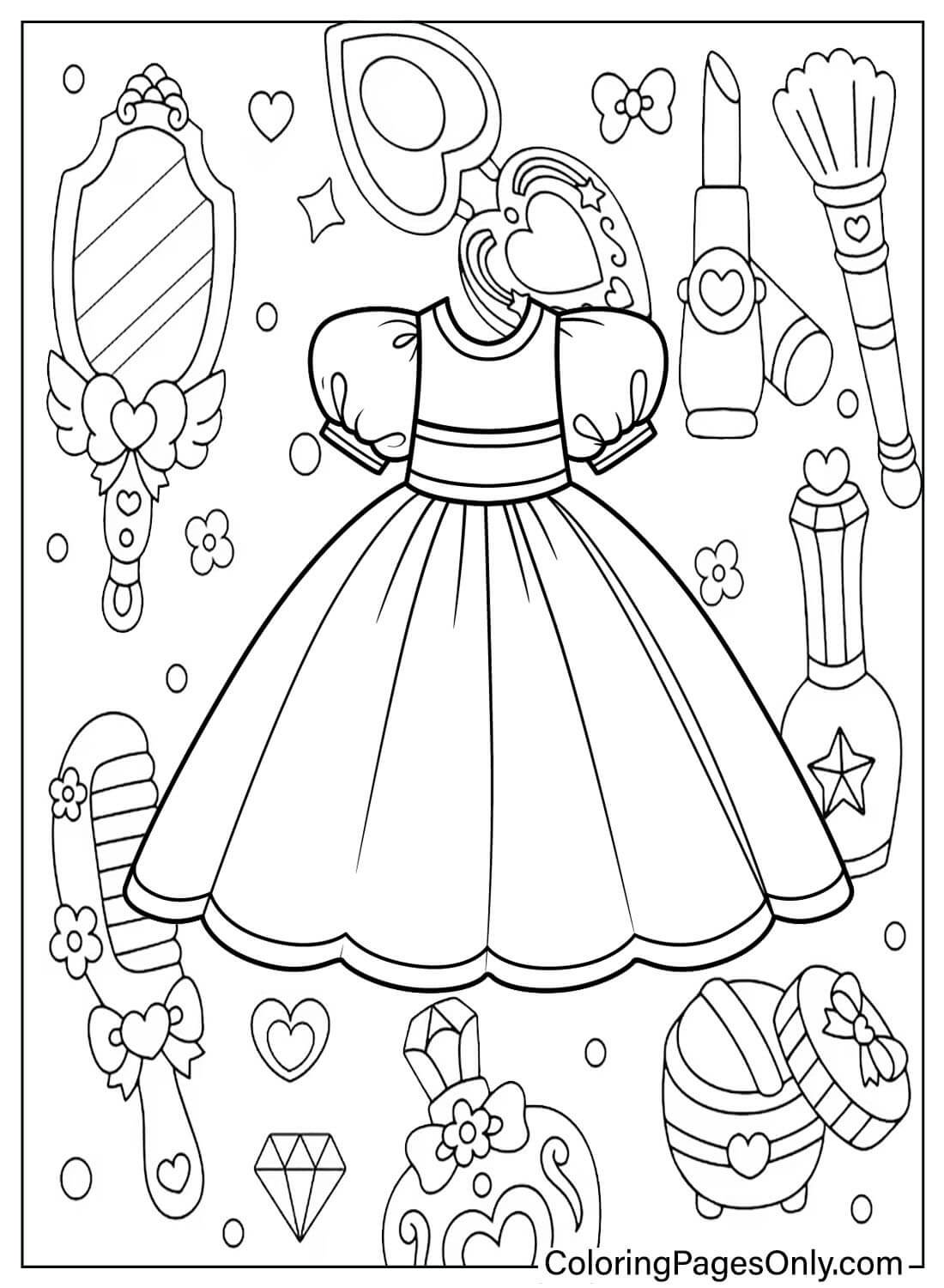 Baby Dress Coloring Book from Baby Dress