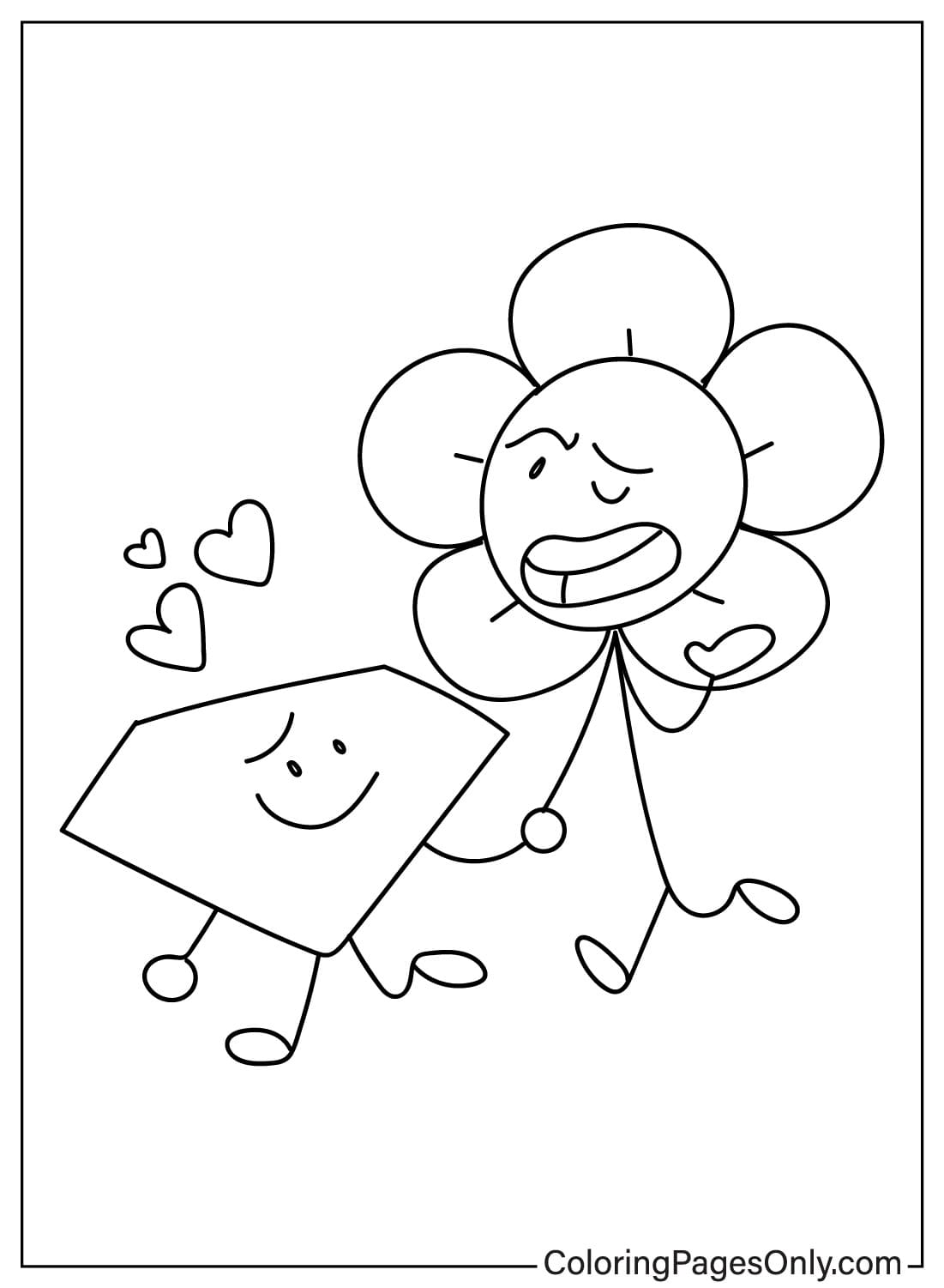 Battle for Dream Island Coloring Page Images from Battle for Dream Island