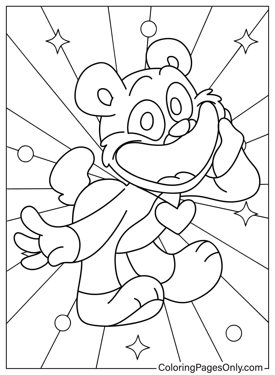 Smiling Critters Coloring Pages - Free Printable Coloring Pages