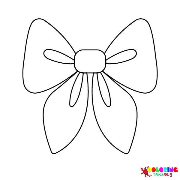 Bow Coloring Pages