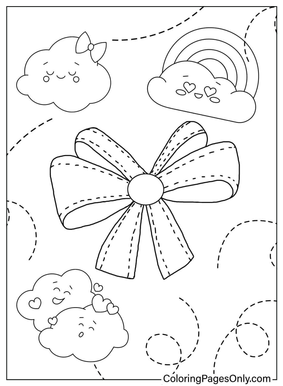 Bow Coloring Sheets from Bow
