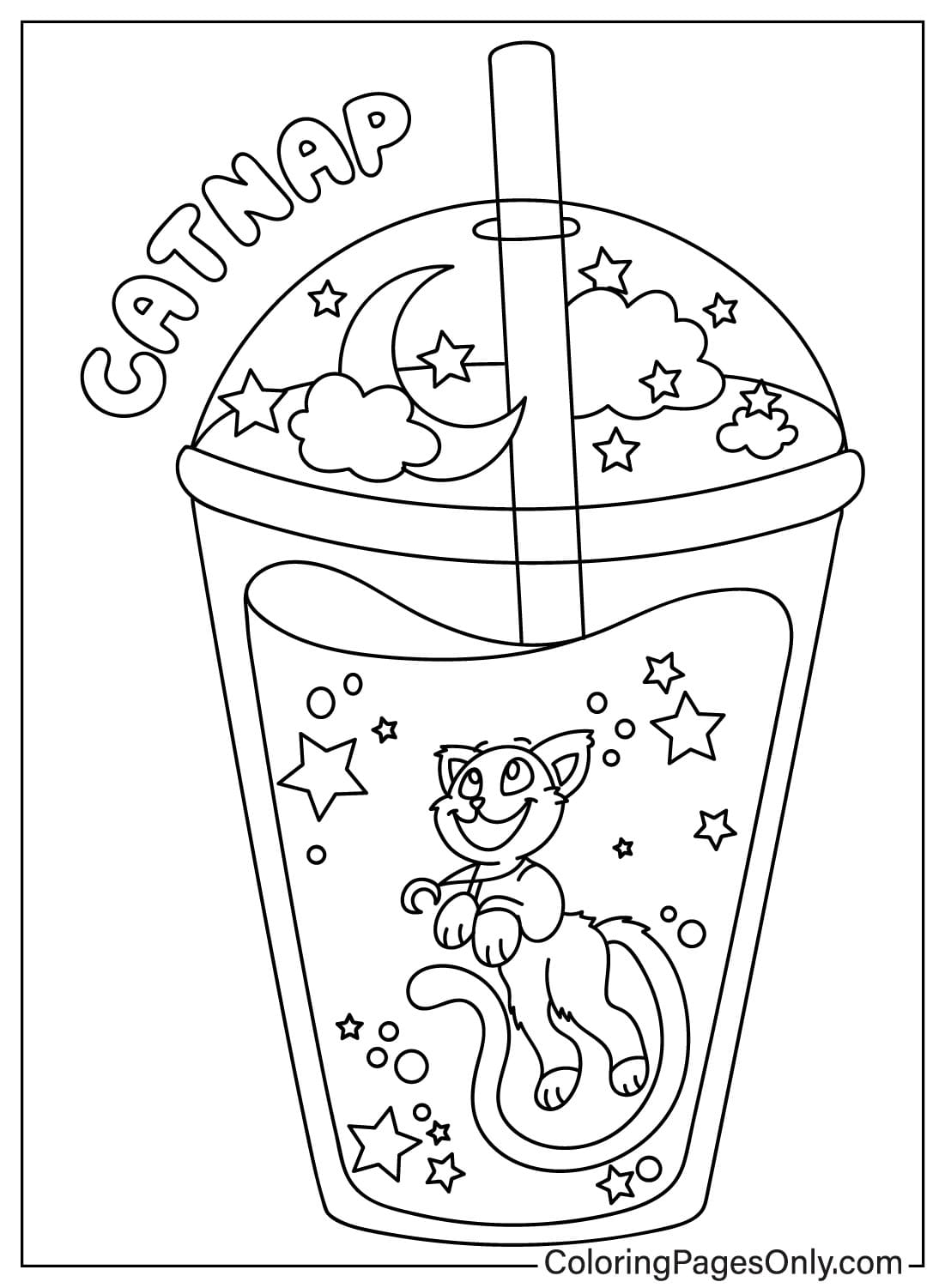 Free Printable CatNap Coloring Pages