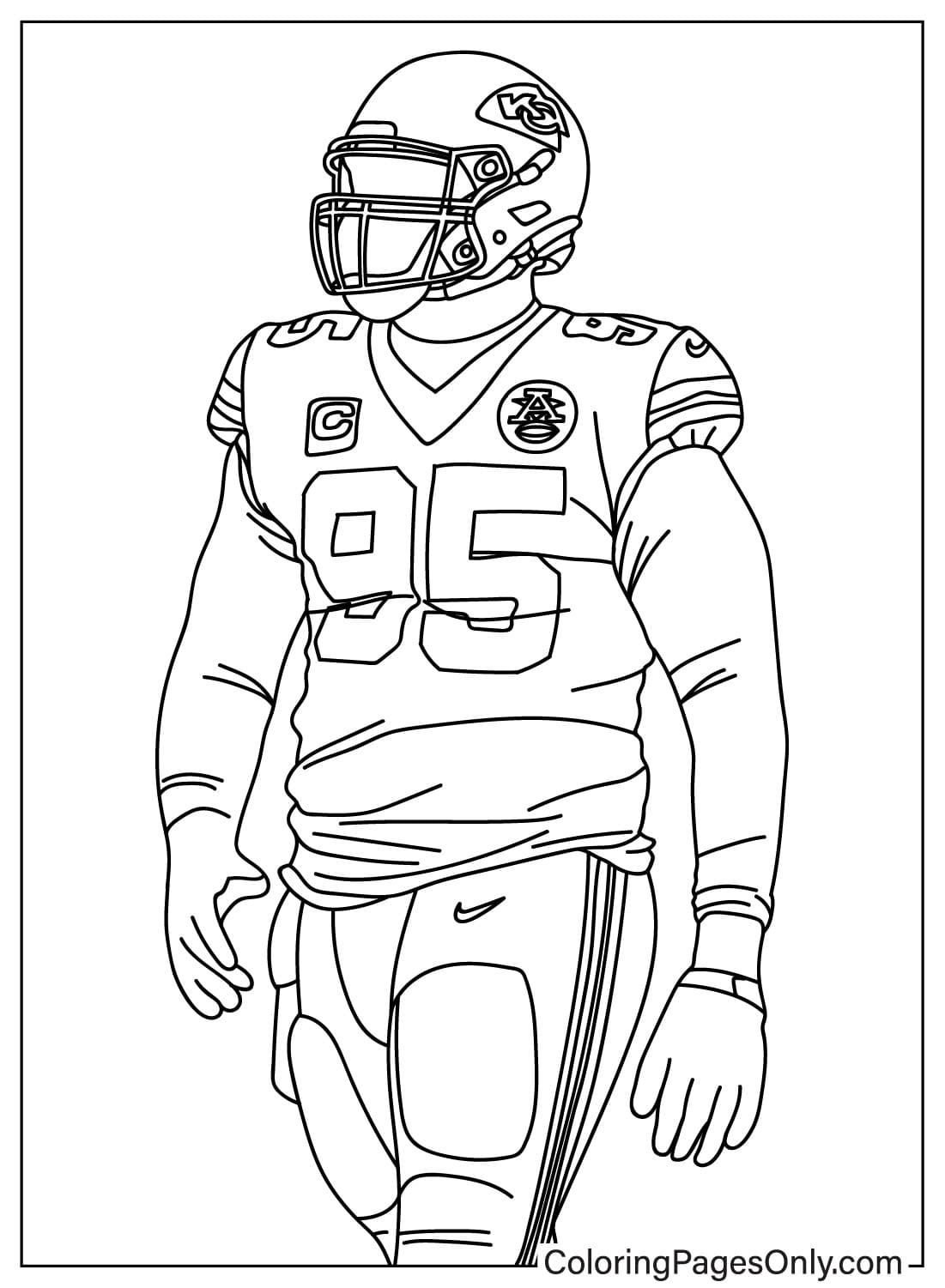 Chris Jones Coloring Page