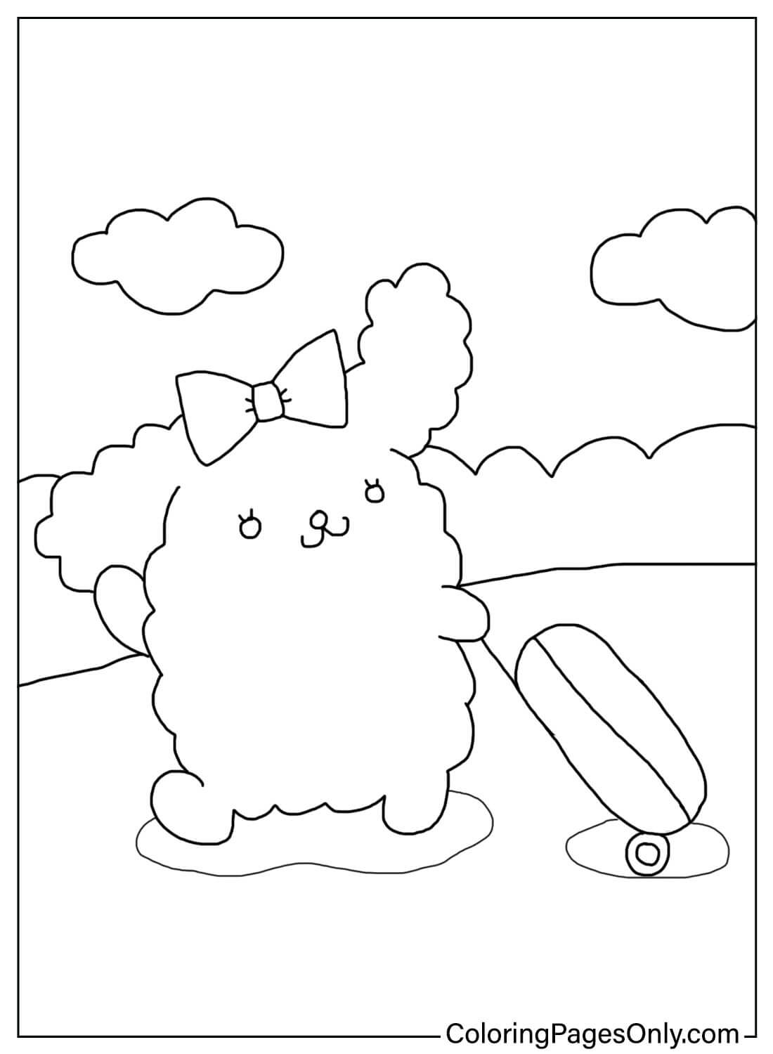 Цветная страница бесплатно Macaroon Sanrio от Macaroon Sanrio