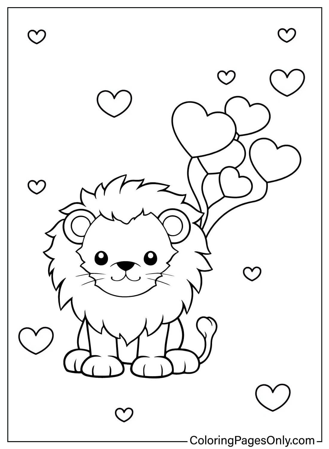 Page couleur Lion de Lion