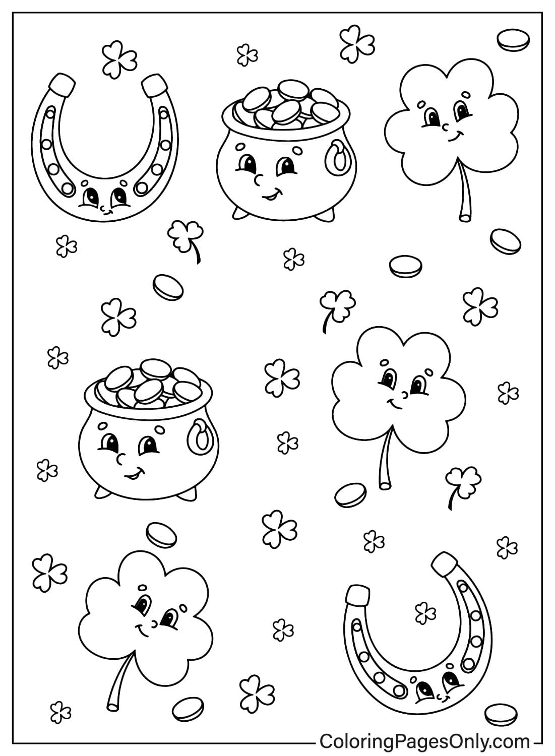 Coloring Page Lucky Charms Free Printable Coloring Pages