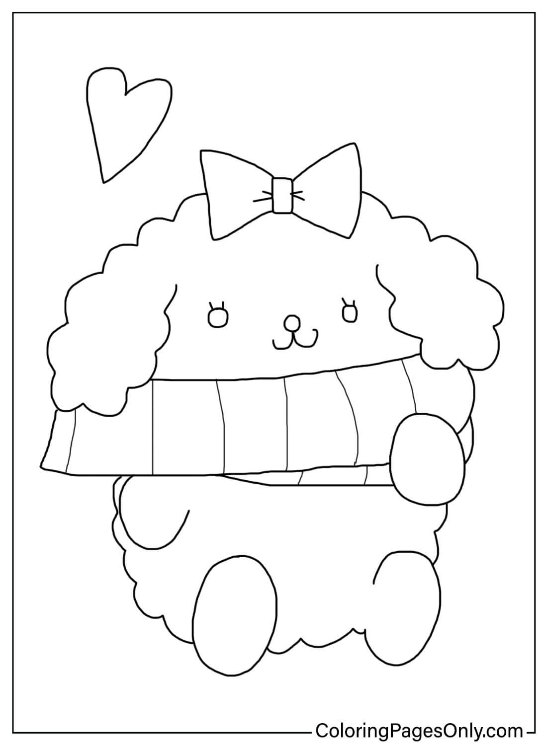 Coloring Page Macaroon Sanrio Free from Macaroon Sanrio
