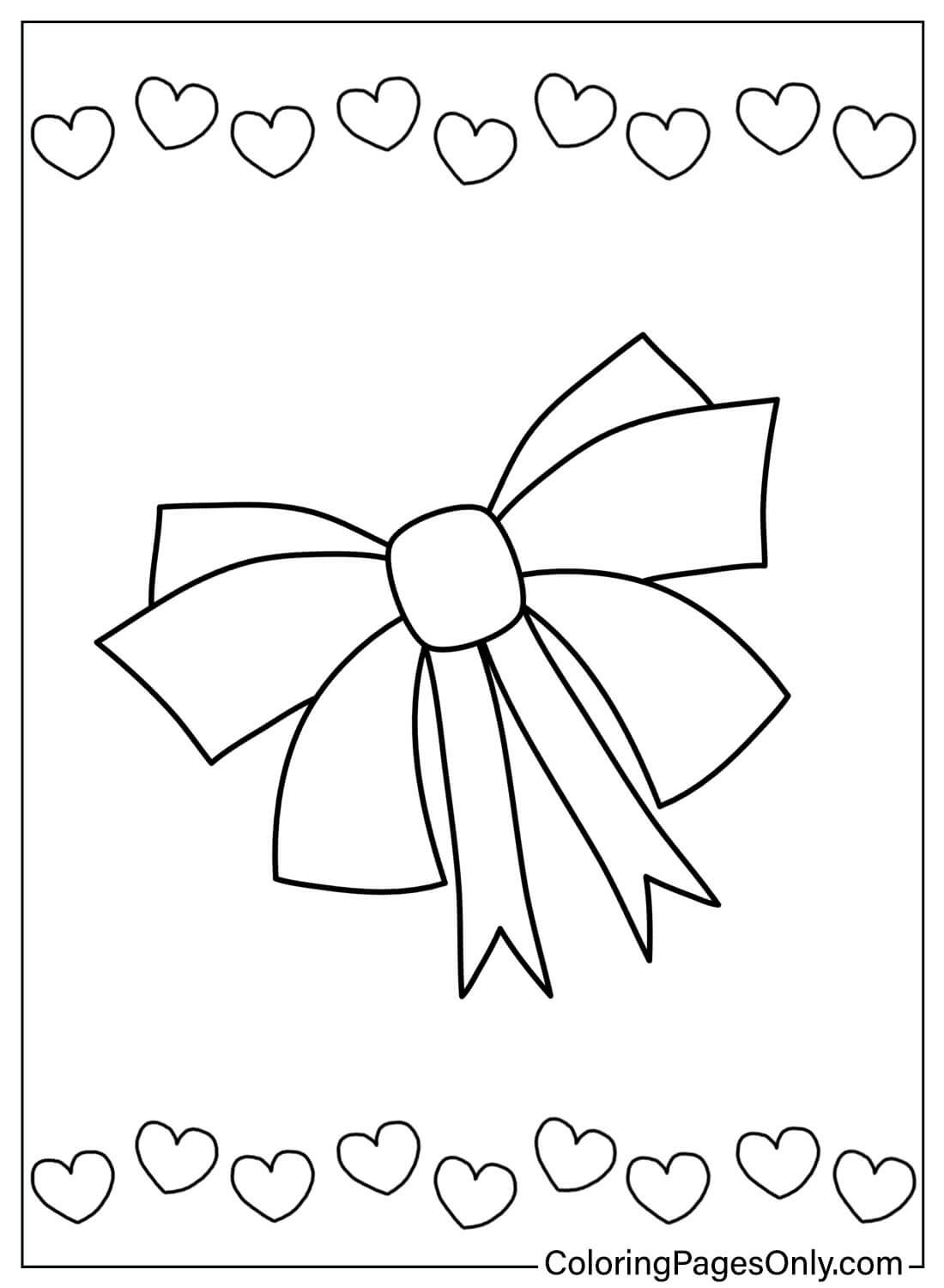 Coloring Pages Bow from Bow
