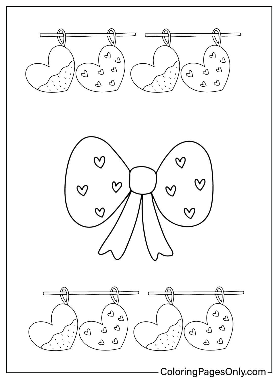 Coloring Sheets Bow from Bow