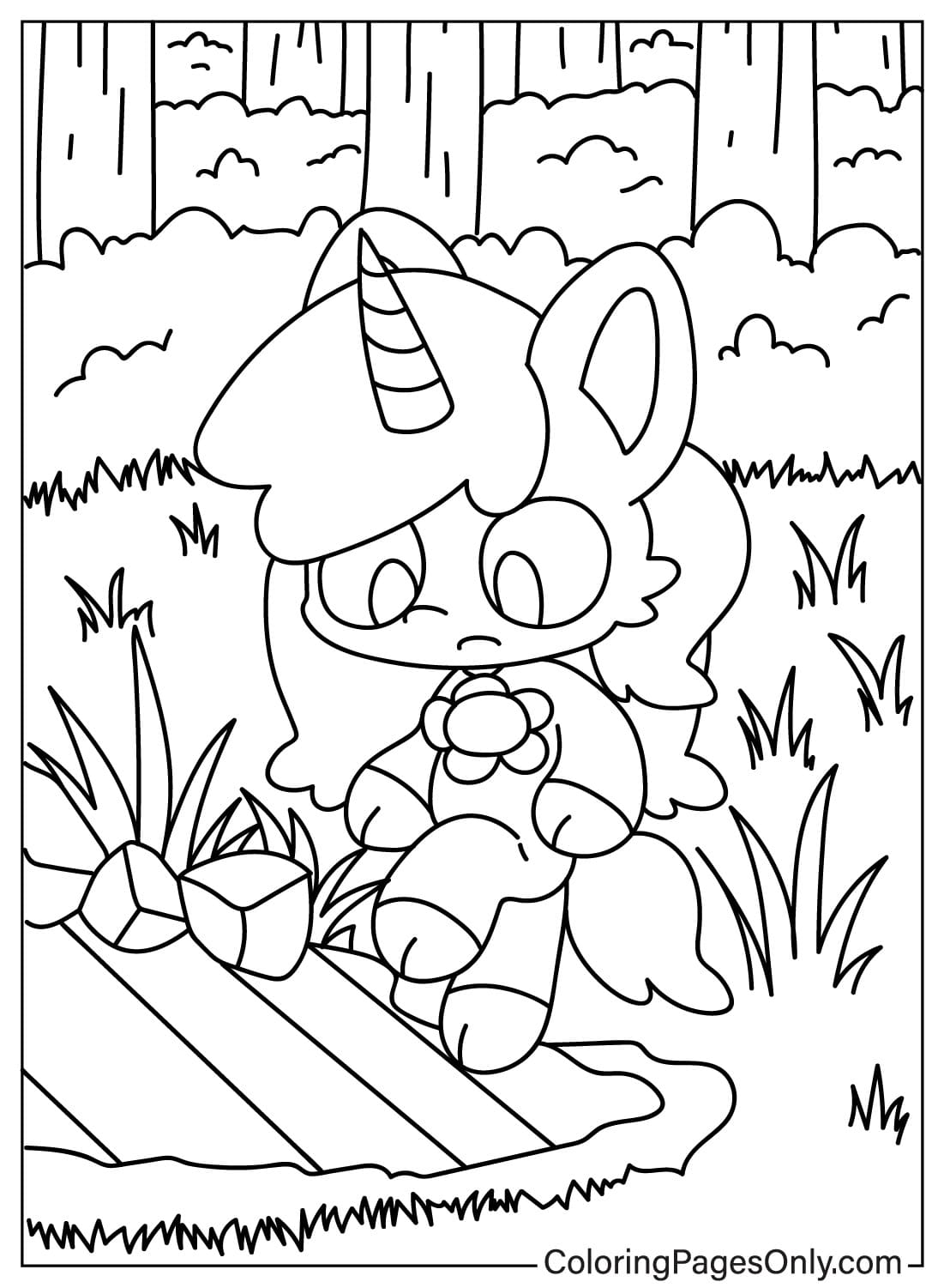 CraftyCorn Free Coloring Page from CraftyCorn
