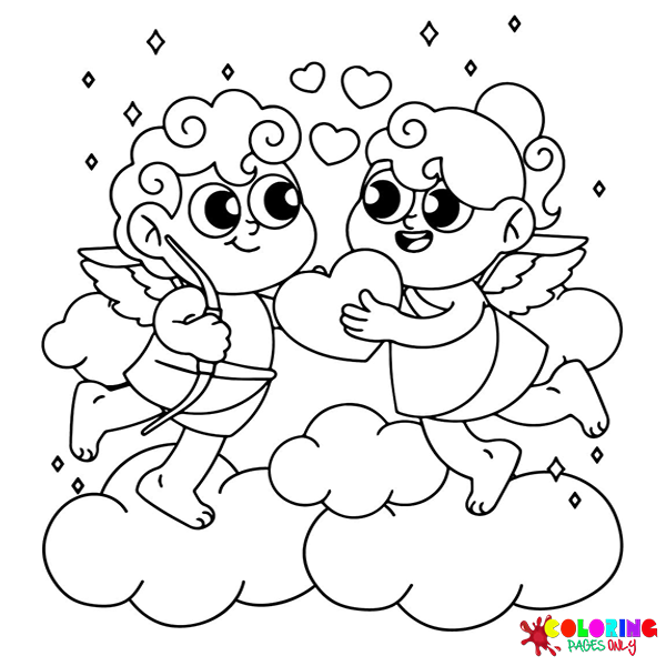 Cupid Coloring Pages