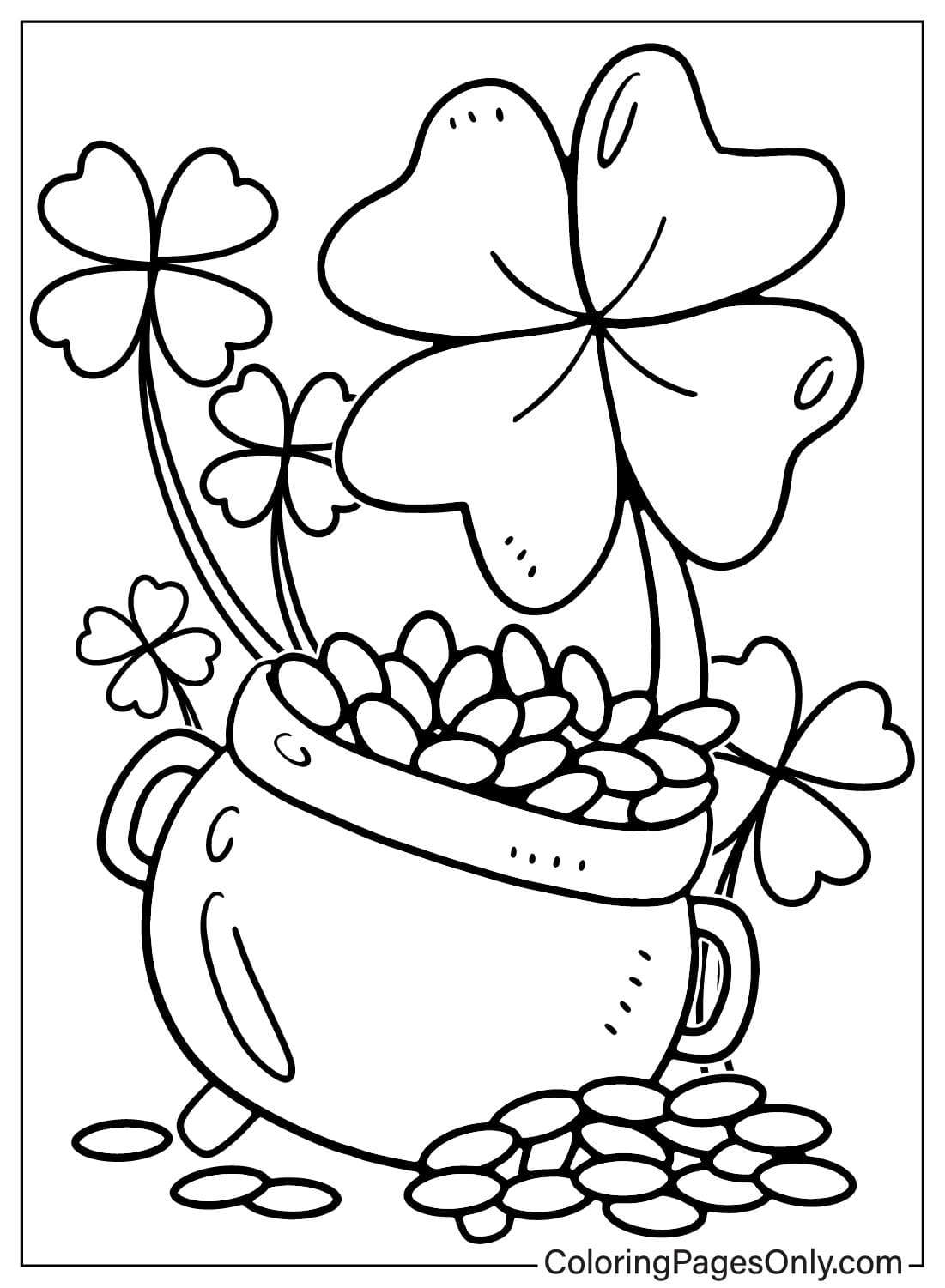 Free Lucky Charms Coloring Page from Lucky Charms