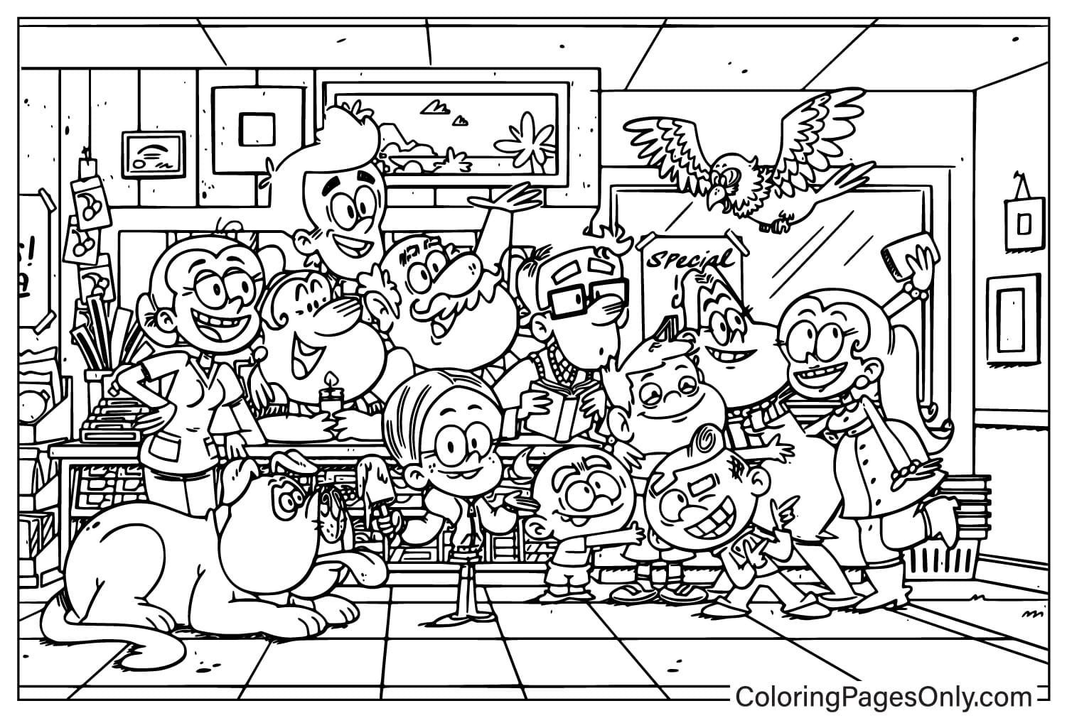 Free The Casagrandes Coloring Page Free Printable Col - vrogue.co