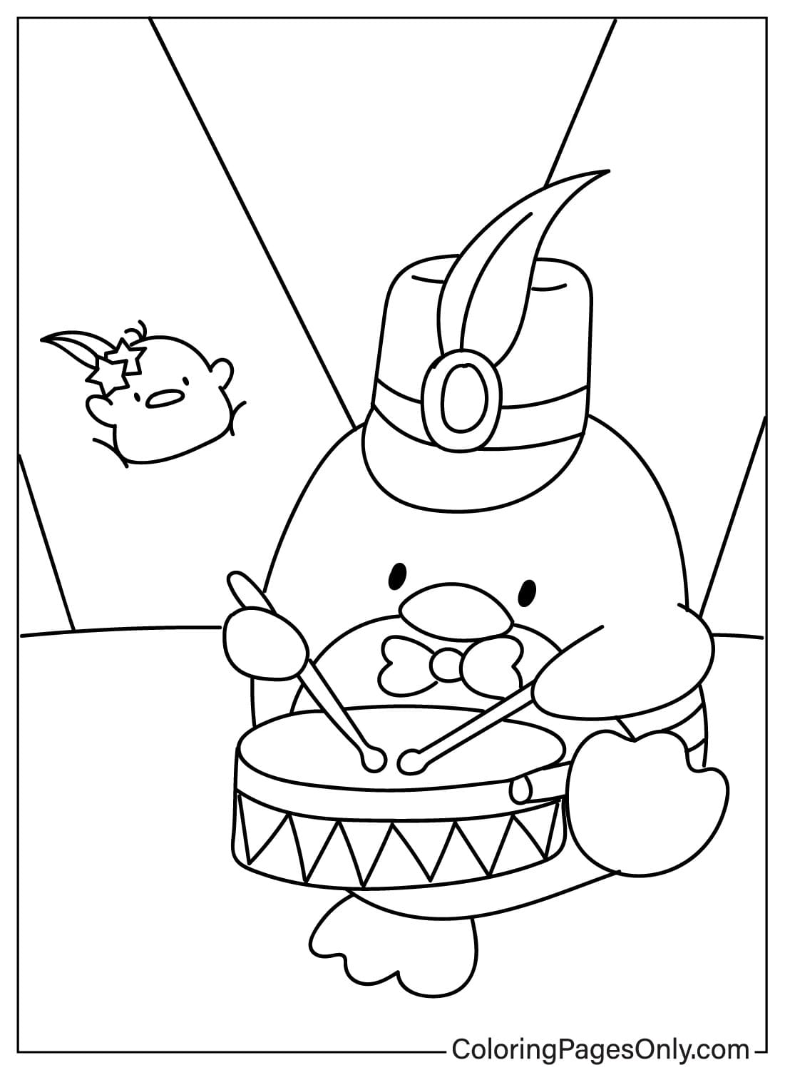 Free Tuxedo Sam Coloring Page