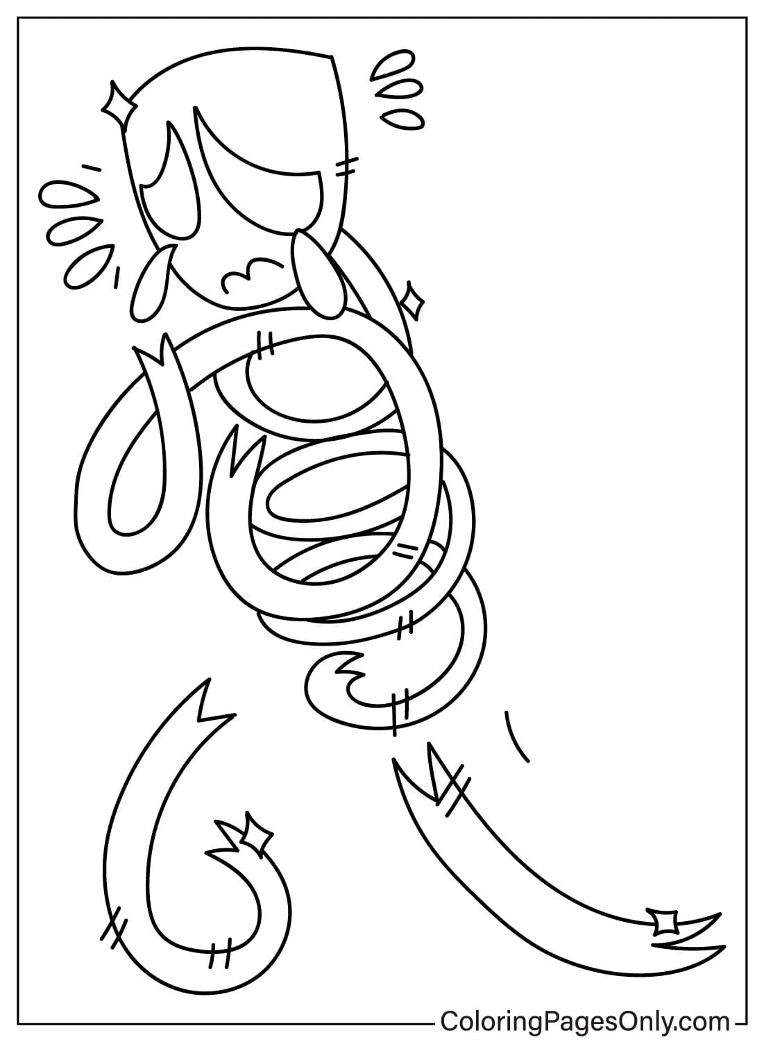 Gangle Coloring Page from Gangle