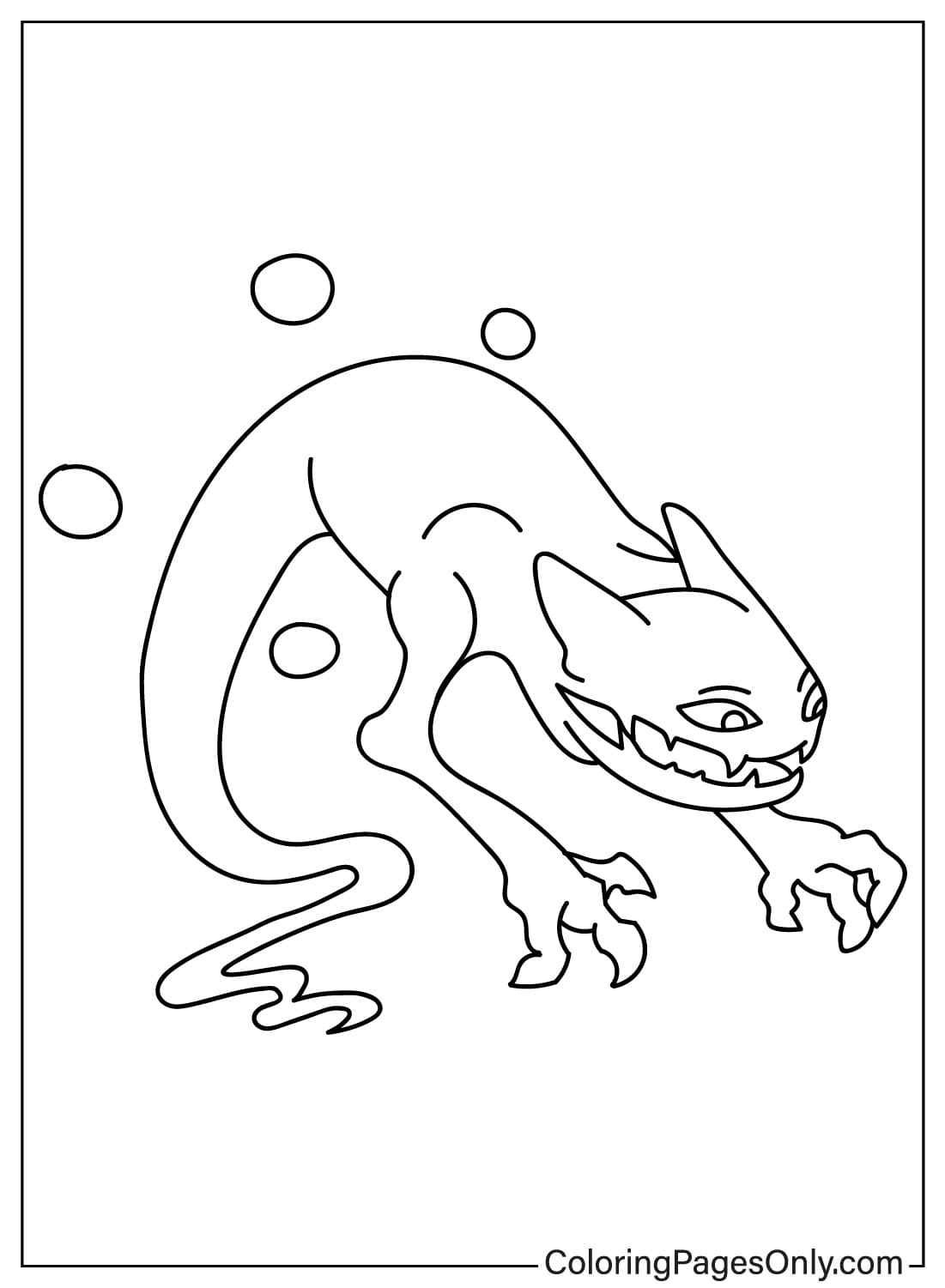 Ghazt Free Coloring Page from Ghazt