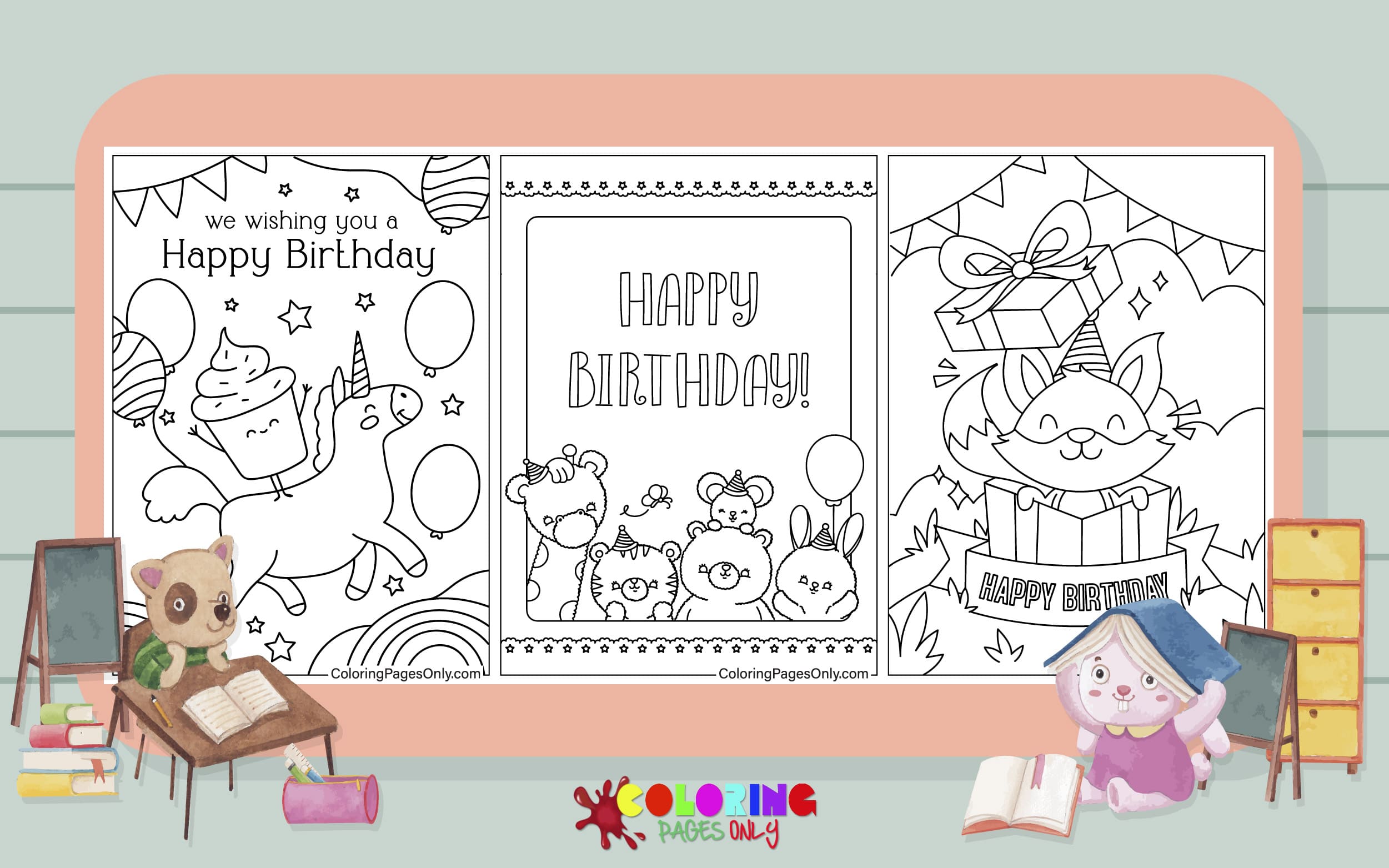 Carte de joyeux anniversaire