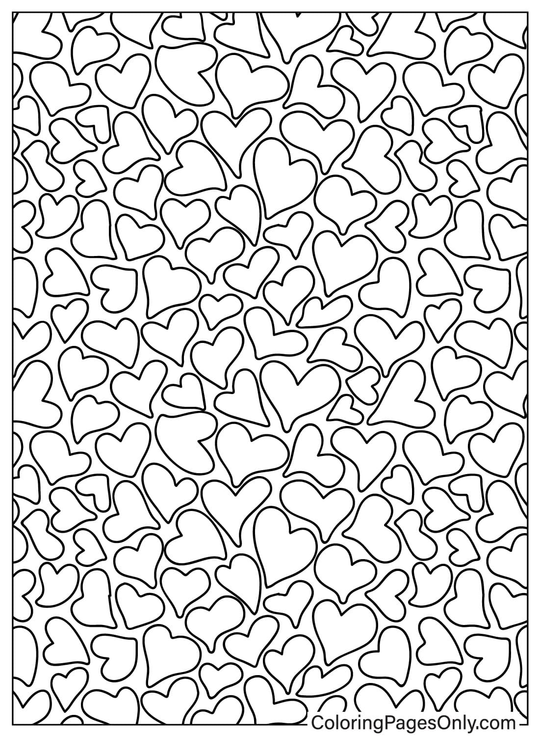 20 Heart Coloring Pages Free Printable PDF Online Coloring 20 Heart Coloring Pages Free Printable PDF Online Coloring