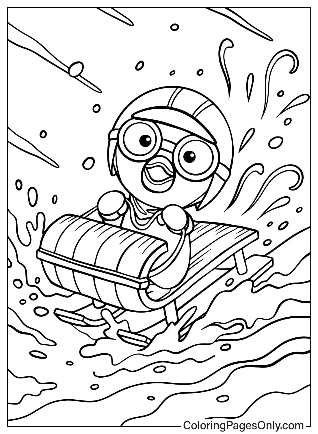 Images Pororo Coloring Page from Pororo the Little Penguin
