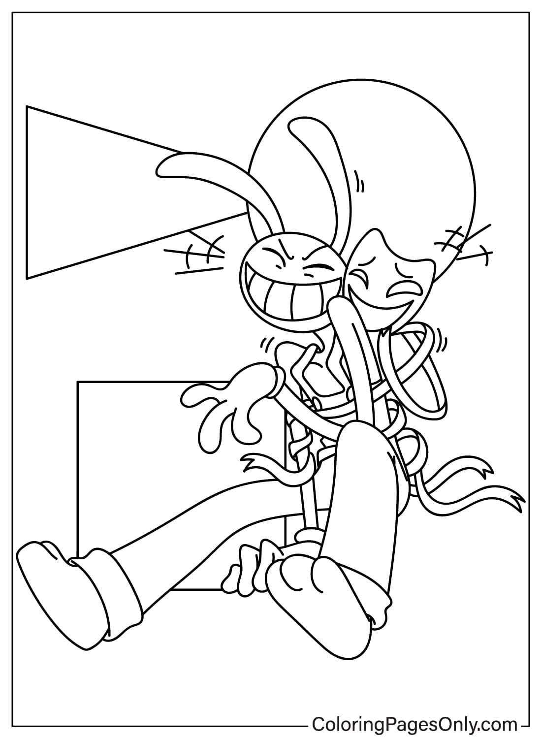 Jax, Gangle Coloring Page Printable from Gangle