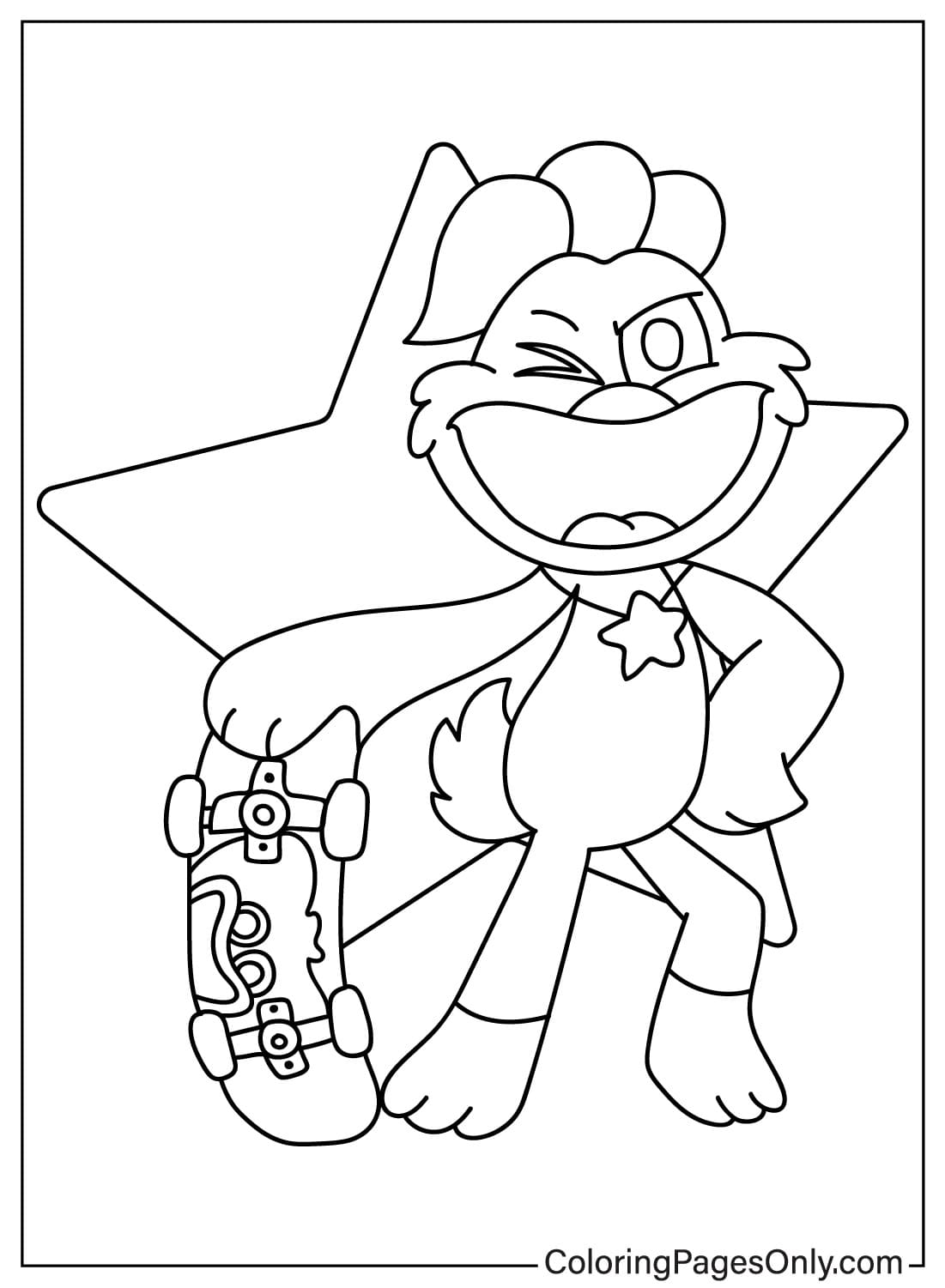 KickinChicken Coloring Page - Free Printable Coloring Pages