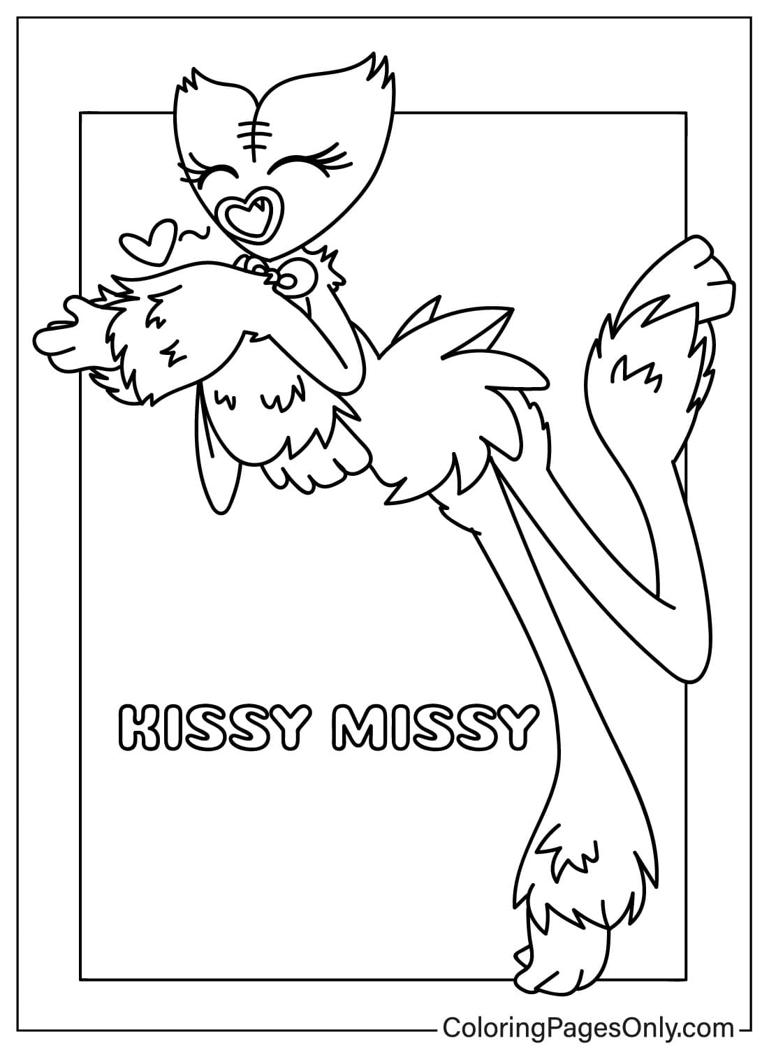 Раскраска Кисси Мисси бесплатно от Kissy Missy
