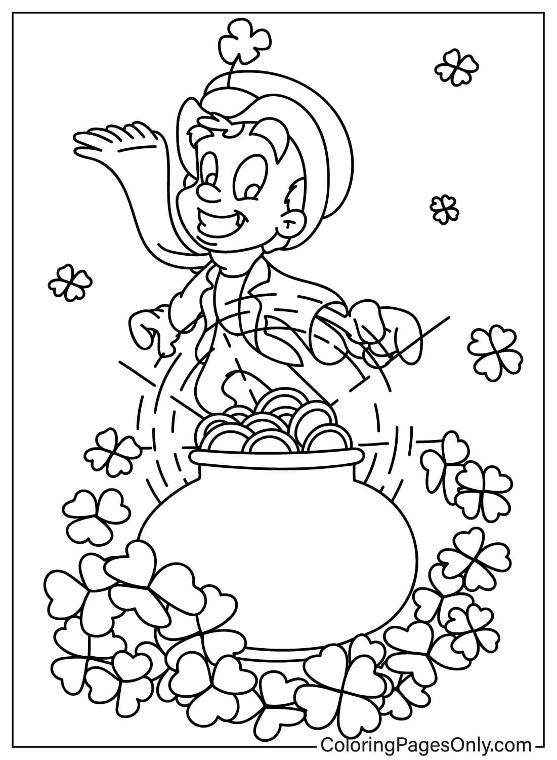 Lucky Charms Coloring Page Free from Lucky Charms